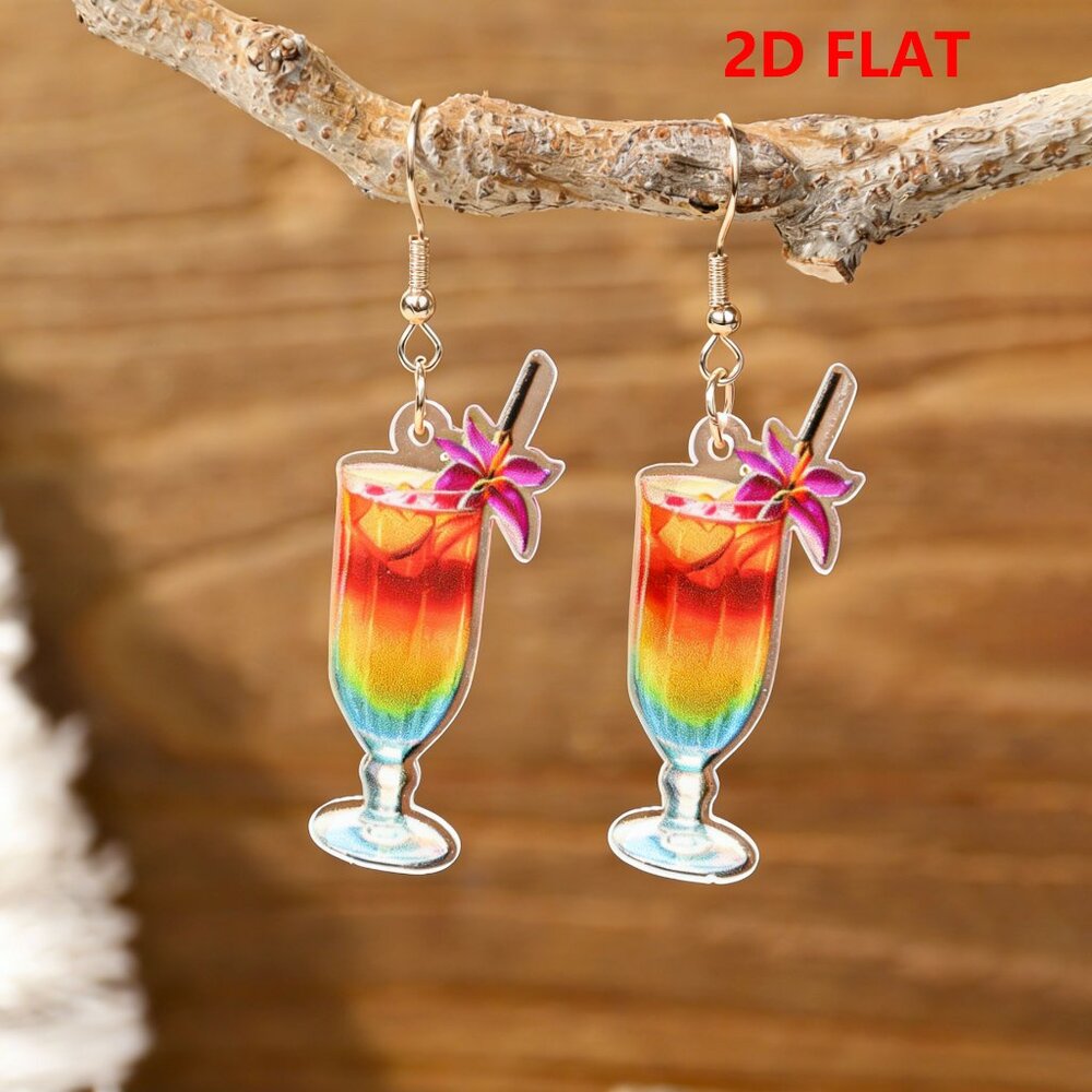 Colorful Cocktail Earrings